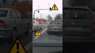 Burak z BMW, jazda z lewego pasa prosto #shorts #rikordwidjo