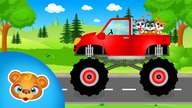 Monster truck - kotki dla dzieci