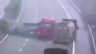 Karambol na autostradzie