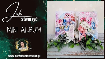 Zimowa Bajka 2w1 - Winter Fairytale, mini album that turns into a garland