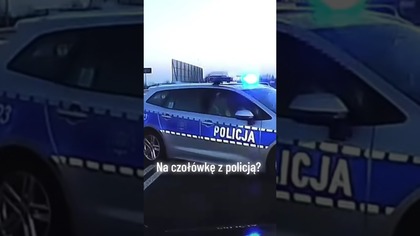 Szok! BMW kontra policja  mało brakło! #polskiedrogi #roadrage #polscykierowcy