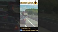 Jazda, wyprzedzanie pasem awaryjnym #shorts #polscykierowcy #rikordwidjo #crash #dashcam