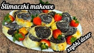 ŚLIMACZKI MAKOWE - szybki deser z ciasta francuskiego i masy makowej