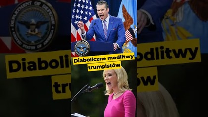 Diaboliczne modlitwy trumpistów #PaulaWhite #PeteHegseth #Trump #katolicy #protestanci #polityka