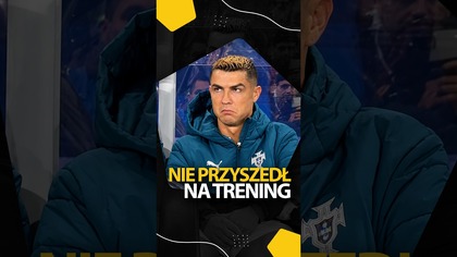 OBRAŻONY RONALDO NIE POJAWIŁ SIĘ NA TRENINGU