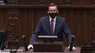 Morawiecki w Sejmie kpi z Trzaskowskiego.  Tak broni sprzeciwu wobec budżetu unijnego