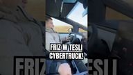 Friz pierwszy raz w Tesli CYBERTRUCK!  #friz #tesla #cybertruck