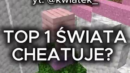 TOP 1 GRACZ MINECRAFT NA ŚWIECIE CHEATUJE? MARLOW