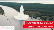 Wybuch bomby Tallboy.  Największy niewybuch znaleziony w historii Polski zneutralizowany