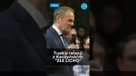 (subskrybuj) Donald Tusk ŻARTOBLIWIE o relacji z Kaczyńskim: ZŁE LICHO #shorts