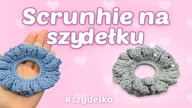 Scrunchie szydełkowe  łatwy wzór + instrukcja krok po kroku #590 PL/ENG