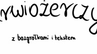 Krwiożerczy (piosenka ukulele z bazgrołkami i tekstem)