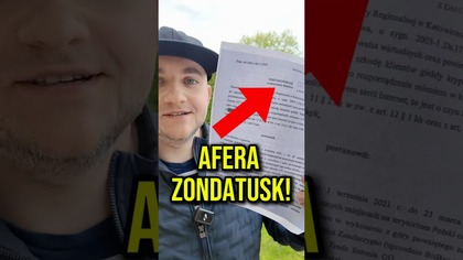AFERA ZONDATUSK! Mamy dokument potwierdzający KŁAMSTWA TUSKA!
