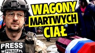 PRZERAŻAJĄCA RELACJA korespondenta z UKRAINY POCIĄG POLEGŁYCH ROSJAN...