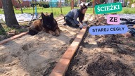 Robimy ścieżki do paleniska ze starej cegły