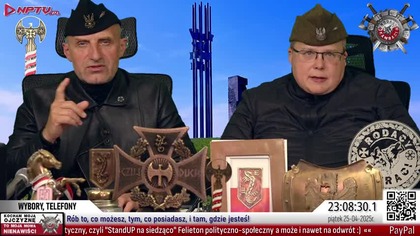 WYBORY, TELEFONY.  Pt.  25. 4. 2025r.  W.  Olszański, M.  Osadowski Rodacy Kamraci NPTV.pl