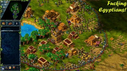The Settlers : Quest of the Amazons (first mission and already a huge problem!)
