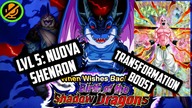 LEVEL 5 NEUOVA SHENRON WHEN WISHES BACKFIR BIRTH OD THE SHADOW DRAGONS TRANSFORMATION BOOST DOKKAN