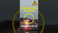 Wyprzedzanie LKI na czołówkę #shorts #polska #polscykierowcy #policja #wyprzedzanie
