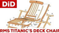 984.  RMS Titanics Deck Chair - genialny drewniany leżak, omówienie projektu