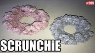 SCRUNCHIE z pluszowej włóczki #205