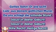 Weihnachten carol Stille Nacht langsam die melodische linie