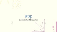 Secrets Of Memories - stop (Official Audio)