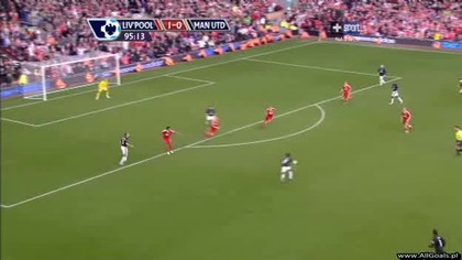 Premier League sezon 2009/2010 Liverpool FC 2-0 Man Utd Ngog