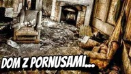 OPUSZCZONY DOM NIEBOSZCZYKA - ZDJECIE CIAŁA W TRUMNIE - PORNUS I APARAT - NIETYPOWE ZNALEZISKA.