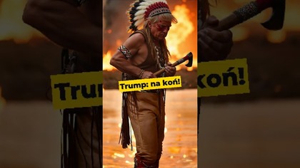  Trump na ścieżce wojennej i z pióropuszem na głowie! #polityka #tariffs #tariffs101 #cłaTrumpa