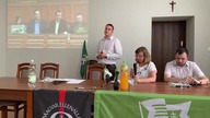 Wykład działacza węgierskiego Ruchu Naszej Ojczyzny (Mi Hazank Mozgalom) o swojej partii oraz Jobbik