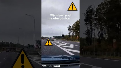 Wjazd pod prąd na obwodnicę #shorts #rikordwidjo