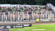 Podziękowania kibiców Falubazu po wygrywanym meczu w Rybniku!