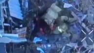 Wojna Rosja-Ukraina walka wręcz relacja wideo z drona