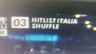 Fedez on MTV Music Italy for 3rd place on Hitlist Italia Shuffle on Christmas Eve (24. 12. 2014)