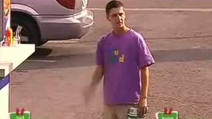 Ukryta kamera Ruchoma budka z jedzeniem