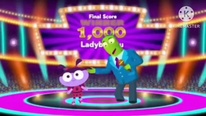 Ladybird Lu wins the game show