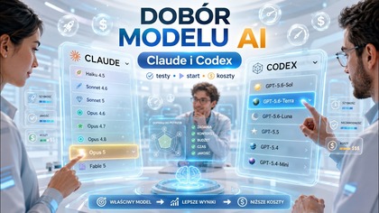 Jak dobierać modele AI do własnych potrzeb.  Claude czy Codex GPT? Koszty? Szybkość? Możliwości?