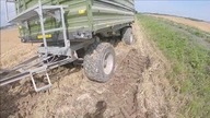 Wtopa! Żniwa 2019 jęczmień jary/ John Deere 2256 & John Deere 6110MC/Kula