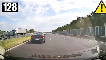 Zajechanie i przyhamowanie na S8