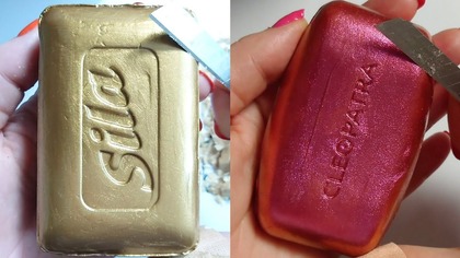 Soap Carving ASMR Relaxing Sounds no talking Satisfying ASMR Video #soapcarving #soapcuttingvideo