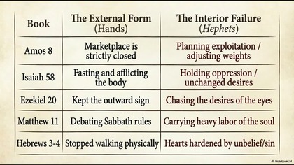 From Shadow to Substance: The Whole Person Sabbath in the Hebrew Prophets 7+
