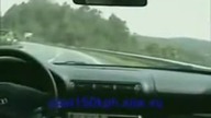 Wyprowadził Audi z poślizgu przy 150km/h