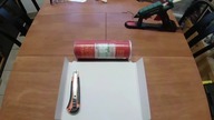 Upcycling - Skarbonka z tuby po chipsach