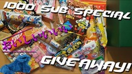 GIVEAWAY na 1000 subów!!! Pudło japońskich słodyczy - INBOXING czyli WCHODŹCIE WE MNIE WY PYSZNE SKU