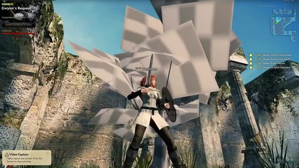 Vindictus: Non-textured trees [Glitch]