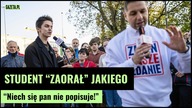 Nie przyszedłem się nawalać.  Ostra dyskusja na spotkaniu z Jakim!