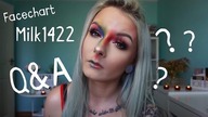 Makijaz Milk1422 + QA - Youtube a zycie prywatne, tatuaze...