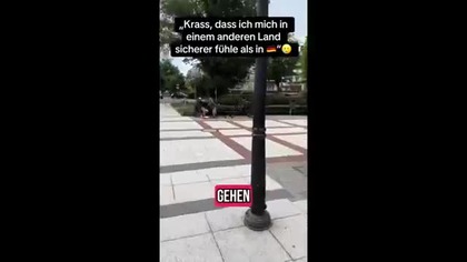 NIKT MNIE TU NIE GONI Z NOŻEM NIEMKA PRZYJECHAŁA DO POLSKI I DOZNAŁA SZOKU