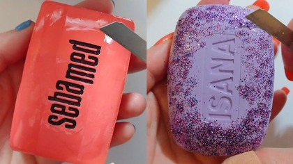 Soap Carving ASMR Relaxing Sounds no talking Satisfying ASMR Video